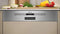 NEFF S145ECS15E - Geïntegreerde vaatwasser - 14 couverts A - Geborsteld staal