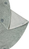 Rond Kinderkamer Vloerkleed Dot Blue Sage Lorena Canals
