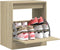 Schoenenkast 60x42x69 cm bewerkt hout sonoma eikenkleurig