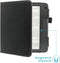 Hoesje geschikt voor Kobo Libra 2 E-reader - iMoshion Vegan Leather Bookcase - Ook geschikt voor Tolino Shine 4 - Zwart