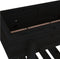vidaXL - Plantenbak - verhoogd - 101x30x69 - cm - massief - grenenhout - zwart
