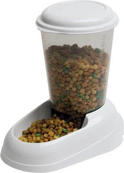 FERPLAST Dispenser Zenith 3L kunststof - 29,2x20,2x28,8 - Wit - Hond en kat