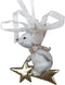 Kerstversiering DKD Home Decor Muis Hars (7 x 4,5 x 9 cm) (6 Stuks)