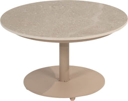 Boaz lounge tuintafel 60xH35 cm ceramic middenpoot latte 4 Seasons Outdoor