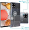 iMoshion Hoesje Geschikt voor Samsung Galaxy A42 Hoesje Siliconen - iMoshion Design hoesje - Wit / Transparant / Dandelion