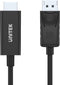 Unitek Y-5118CA - HDMI naar DisplayPort Kabel - 1,8 m - Zwart