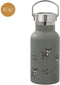 Fresk Thermosfles - 350 ml - RVS Waterfles - Lekvrije Drinkfles voor Kinderen - Koude en Warme Dranken - BPA-vrij - Onbreekbaar - Inclusief 2 Doppen - Thermosbeker - Drinkbeker - Olijfgroen - Deer Olive