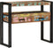 vidaXL - Eettafels - Multikleur - 90x33x75 - cm - Massief - Gerecycled - Hout - & - Metaal