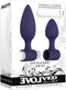 Twee anaalplugs met vibrerende bullet Evolved - - Paars