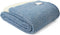 Tweedmill - Plaid - Waffle - Blauw - 100% nieuw Wol - 140 x 240 cm