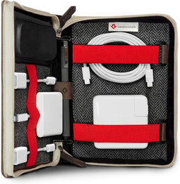 Twelve South BookBook CaddySack - Beschermhoes voor kabels/stroomadapters - leer
