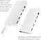 Twelve South StayGo USB-C naar Ethernet HUB - met HDMI, USB-A, USB-C SD-Card 4K - wit