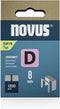 Novus D type 53 F - Platte draadnieten 8 mm boorpunt - VE=1200