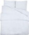 vidaXL - Dekbedovertrekset - 140x200 - cm - katoen - wit