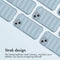 imoshion Hoesje - Geschikt voor iPhone 14 - EasyGrip Backcover - Lichtblauw