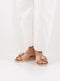 Tamaris Core - Dames Muiltjes - Klittenbandsluiting - TAN - Maat 39