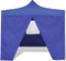 vidaXL - Vouwtent - met - 4 - zijwanden - 3x3 - m - blauw