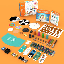 Twin Science | Robotic Art Kit | compatibel met grote merkenÂ®ï¸ | STEM-leren Arduino-gebaseerd| Robotica | Codering | Programmeren | Veilig om te spelen | Makkelijk te bouwen