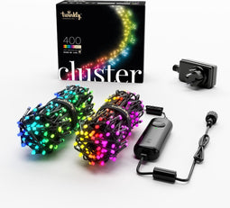 Twinkly Cluster RGBW - 400 lamps BlackGreen