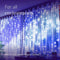 Twinkly Curtain Lichtgordijn – App-gestuurde - Slimme Verlichting - LED Gordijn - 210 RGBW - Binnen & Buiten (IP44) - Decoratie - Transparant