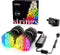 Twinkly Strings Lichtsnoer - 48M - LED Verlichting - RGB & Warm Licht - Dimbaar - Binnen & Buiten - Bluetooth Wifi - Werkt met Homekit, Homey, Google Home, Razer Chroma - Zwart