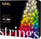 Twinkly Strings Lichtsnoer - 48M - LED Verlichting - RGB & Warm Licht - Dimbaar - Binnen & Buiten - Bluetooth Wifi - Werkt met Homekit, Homey, Google Home, Razer Chroma - Zwart
