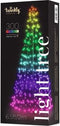 Twinkly Vlaggenmast verlichting - Kerstverlichting voor Buiten - 2 meter - 300 LED - incl. mast - RGB Licht - Zwart