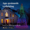 Twinkly Vlaggenmast verlichting - Kerstverlichting voor Buiten - 2 meter - 300 LED - incl. mast - RGB Licht - Zwart