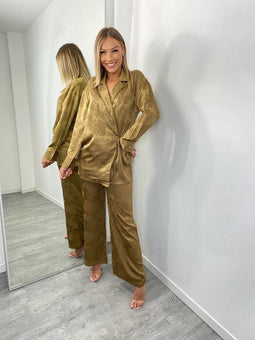 Twinset - Comfy - Dames - Mode - 2 delig - Set - Maat S - Dalia Twinset - Goud