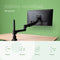 R-Go Tools Caparo - Enkele monitorarm - Gasveer - Bureaumount