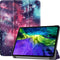 imoshion Tablet Hoes - Geschikt voor iPad Pro 11 (2022) / Pro 11 (2021) / Pro 11 (2020) / Pro 11 (2018) - Design Trifold Bookcase - Space