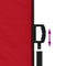 vidaXL - Windscherm - uittrekbaar - 220x1200 - cm - rood