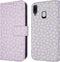 iMoshion Hoesje Geschikt voor Samsung Galaxy A20e Hoesje Met Pasjeshouder - iMoshion Design Bookcase smartphone - Paars / White Daisy
