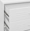 vidaXL - Ladekast - 80x35x101,5 - cm - staal - wit