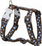 Red Dingo Hondentuig 25mm Neck 46-76cm Body 56-80cm DH-S2-BR-25