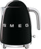 Smeg KLF03BLEU - Waterkoker - 1,7L - 2400W - Mat zwart