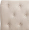 REIMS - Tweepersoonsbed - Beige - 160 x 200 cm - Polyester