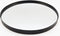 Luxe spiegel - rond - zwart - 30 cm - hout - slaapkamer - woonkamer - hal - woondecoratie