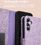 iMoshion Hoesje Geschikt voor Samsung Galaxy A14 (5G) / A14 (4G) Hoesje Met Pasjeshouder - iMoshion Design Bookcase smartphone - Meerkleurig / Purple White Flowers
