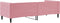 vidaXL - Slaapbank - 80x200 - cm - fluweel - roze