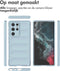 iMoshion Hoesje Geschikt voor Samsung Galaxy S22 Ultra Hoesje Siliconen - iMoshion EasyGrip Backcover - Lichtblauw