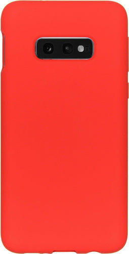 Accezz Samsung Galaxy S10e - Liquid Silicone Backcover - Schokabsorberend - Rood