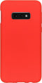 Accezz Samsung Galaxy S10e - Liquid Silicone Backcover - Schokabsorberend - Rood