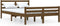 vidaXL - Bedframe - massief - hout - honingbruin - 140x190 - cm