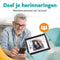 Pora&Co - Digitale fotolijst - WiFi met Frameo App - 10.1 inch HD IPS - Zwart/Hout