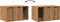vidaXL - Kattenbakkast - 80x50x45 - cm - bewerkt - hout - artisanaal - eikenkleurig