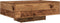 vidaXL - Salontafel - met - LED-verlichting - Oude - Hout - 85x55x31 - cm