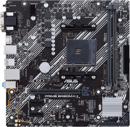ASUS Prime B450M-K II - Moederbord AM4 - mATX DDR4 M.2 USB 3.1 (2023)