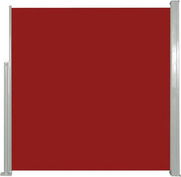 vidaXL - Windscherm - uittrekbaar 300x140 cm - rood