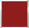 vidaXL - Windscherm - uittrekbaar 300x140 cm - rood